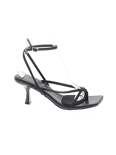 Pre-owned Assorted Brands Sandals In Black