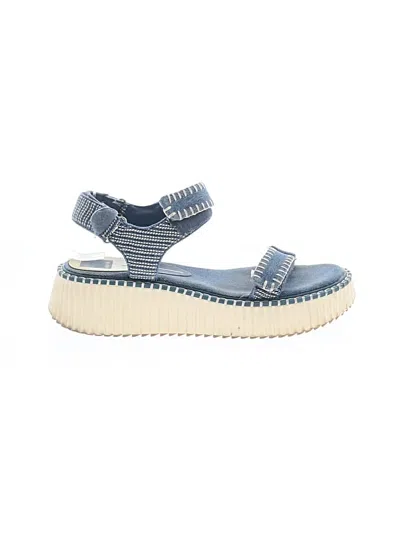 Pre-owned Assorted Brands Sandals In Blue