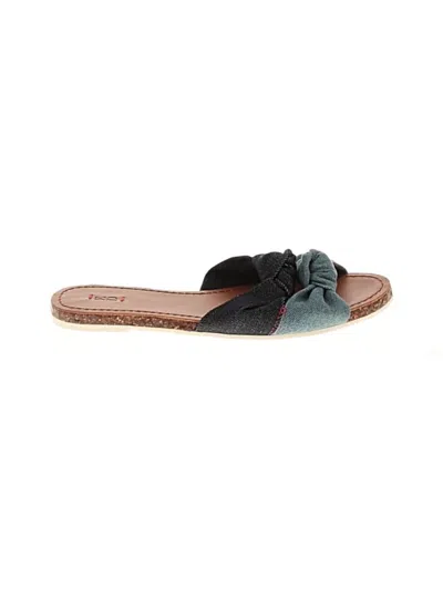 Pre-owned Assorted Brands Sandals In Blue