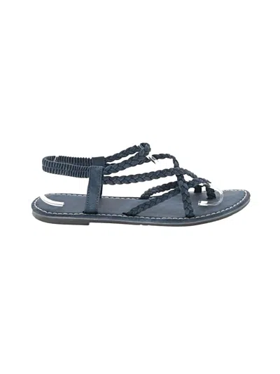 Pre-owned Assorted Brands Sandals In Blue