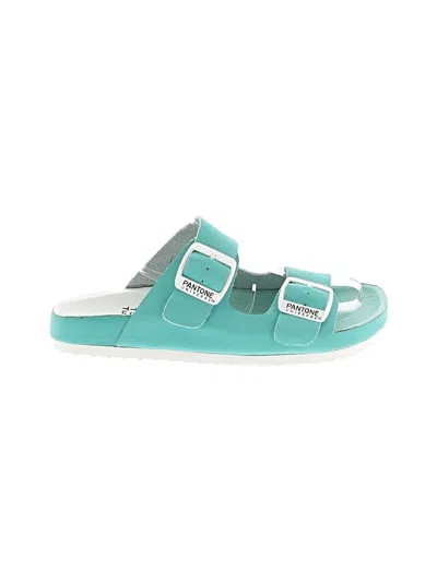 Pre-owned Assorted Brands Sandals In Blue