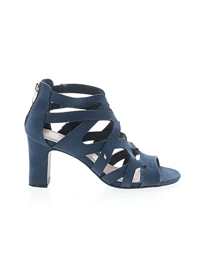 Pre-owned Assorted Brands Sandals In Blue