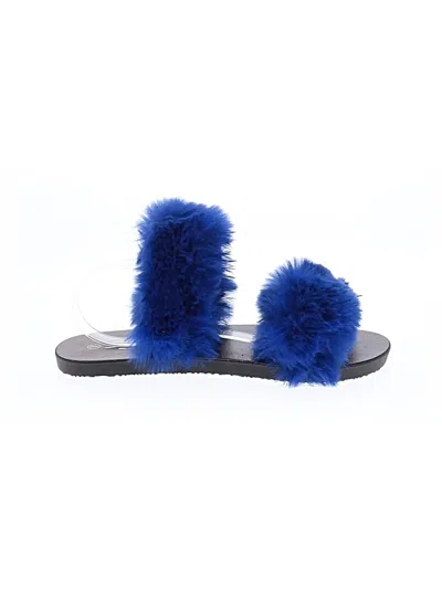 Pre-owned Assorted Brands Sandals In Blue