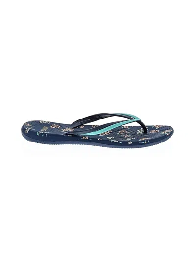 Pre-owned Assorted Brands Sandals In Blue
