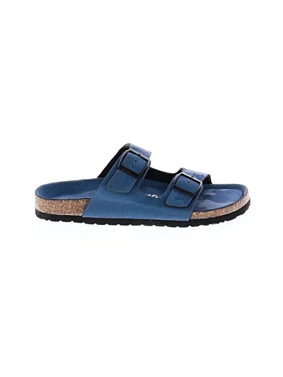 Pre-owned Assorted Brands Sandals In Blue