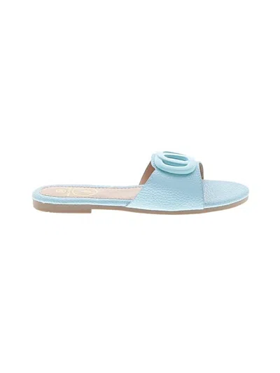 Pre-owned Assorted Brands Sandals In Blue