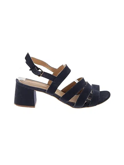Pre-owned Assorted Brands Sandals In Blue