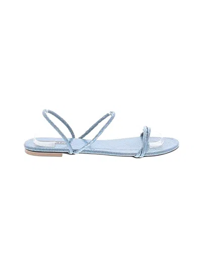 Pre-owned Assorted Brands Sandals In Blue