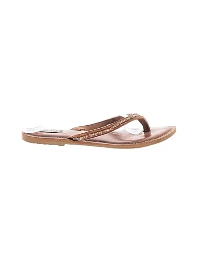 Pre-owned Assorted Brands Sandals In Brown