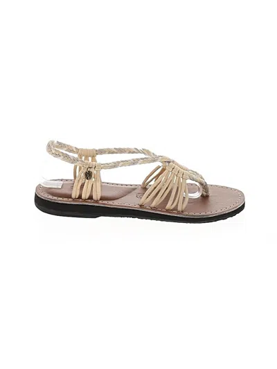 Pre-owned Assorted Brands Sandals In Brown