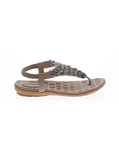 Pre-owned Assorted Brands Sandals In Brown