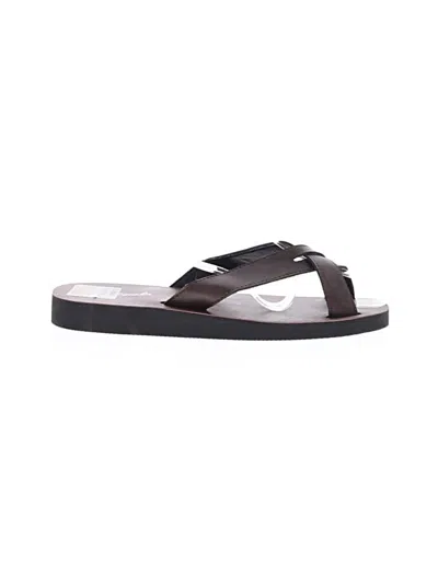 Pre-owned Assorted Brands Sandals In Brown