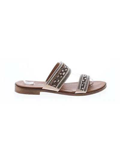 Pre-owned Assorted Brands Sandals In Brown