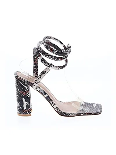 Pre-owned Assorted Brands Sandals In Brown