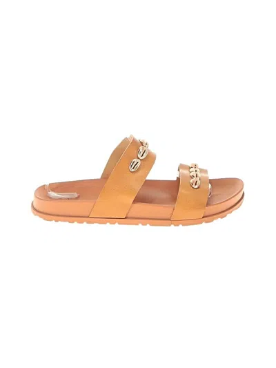 Pre-owned Assorted Brands Sandals In Brown