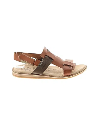 Pre-owned Assorted Brands Sandals In Brown