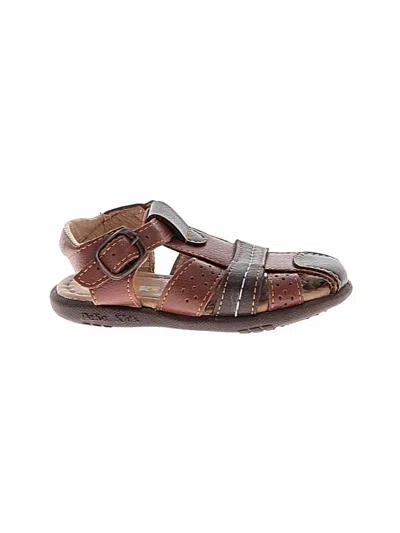 Pre-owned Assorted Brands Kids' Sandals In Brown