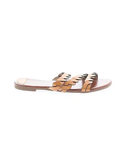 Pre-owned Assorted Brands Sandals In Brown