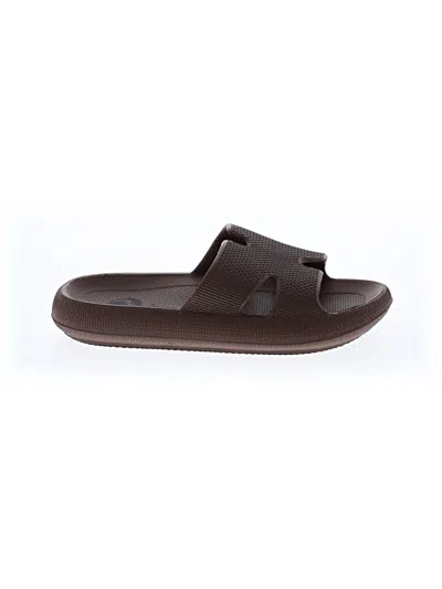 Pre-owned Assorted Brands Sandals In Brown