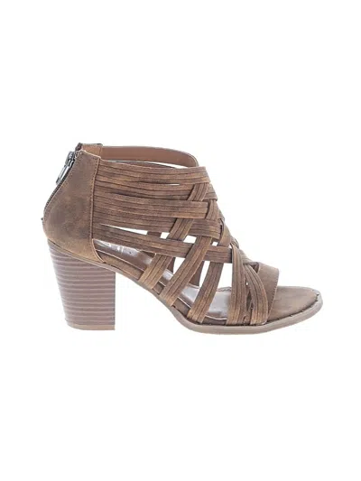 Pre-owned Assorted Brands Sandals In Brown