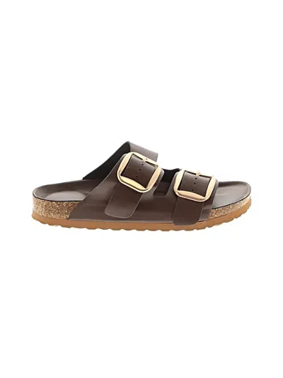 Pre-owned Assorted Brands Sandals In Brown