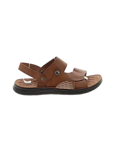 Pre-owned Assorted Brands Sandals In Brown
