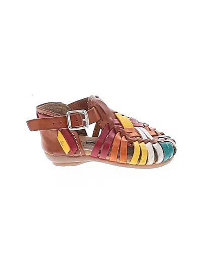 Pre-owned Assorted Brands Kids' Sandals In Brown
