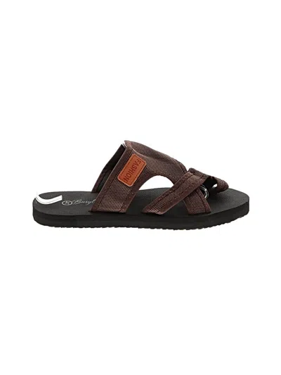 Pre-owned Assorted Brands Sandals In Brown