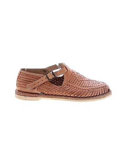 Pre-owned Assorted Brands Sandals In Brown
