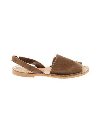 Pre-owned Assorted Brands Sandals In Brown