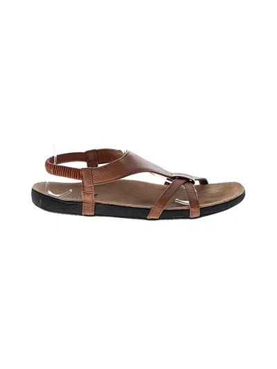 Pre-owned Assorted Brands Sandals In Brown