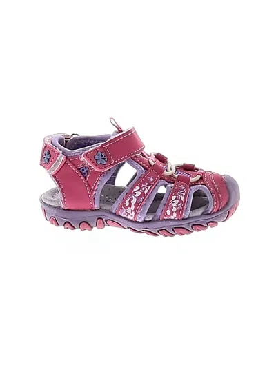 Pre-owned Assorted Brands Kids' Sandals In Burgundy