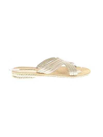 Pre-owned Assorted Brands Sandals In Gold