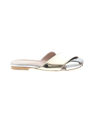 Pre-owned Assorted Brands Sandals In Gold