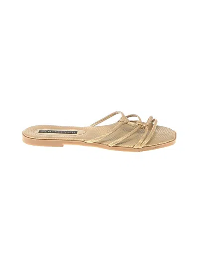 Pre-owned Assorted Brands Sandals In Gold
