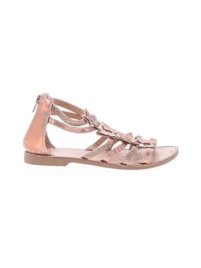 Pre-owned Assorted Brands Kids' Sandals In Gold