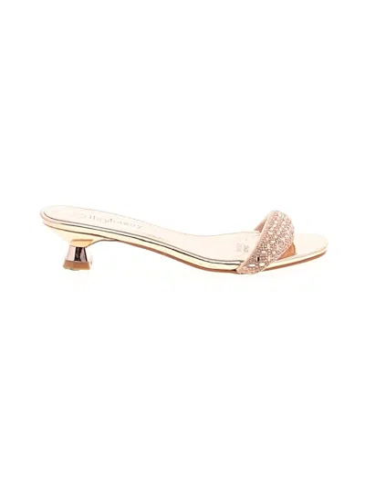 Pre-owned Assorted Brands Sandals In Gold