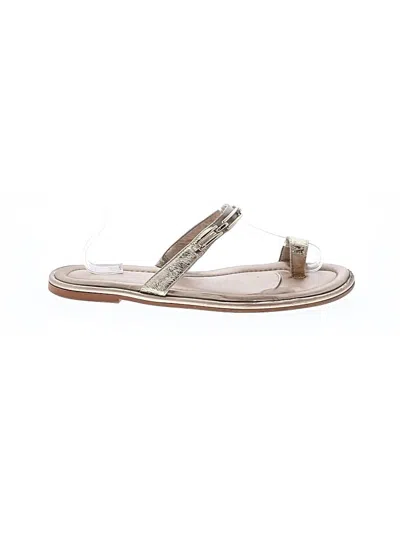 Pre-owned Assorted Brands Sandals In Gold