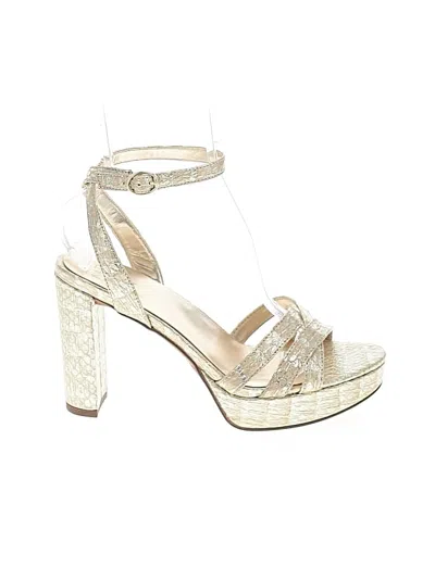 Pre-owned Assorted Brands Sandals In Gold