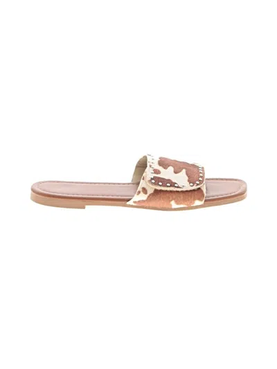 Pre-owned Assorted Brands Sandals In Gold