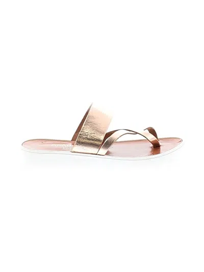 Pre-owned Assorted Brands Sandals In Gold