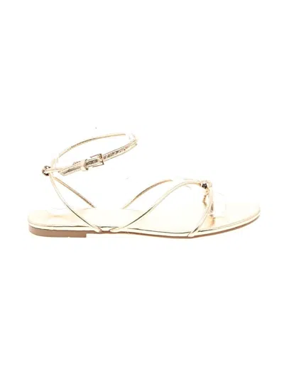 Pre-owned Assorted Brands Sandals In Gold