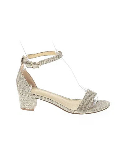 Pre-owned Assorted Brands Sandals In Gold
