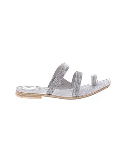 Pre-owned Assorted Brands Sandals In Gray