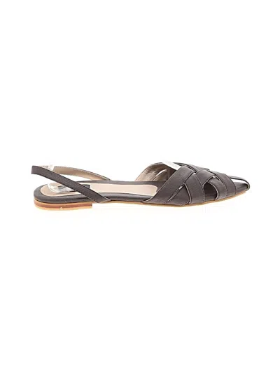 Pre-owned Assorted Brands Sandals In Gray