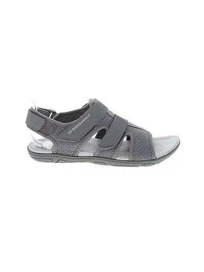 Pre-owned Assorted Brands Sandals In Gray