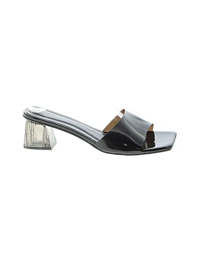 Pre-owned Assorted Brands Sandals In Gray