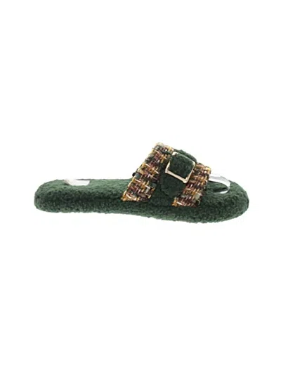 Pre-owned Assorted Brands Sandals In Green