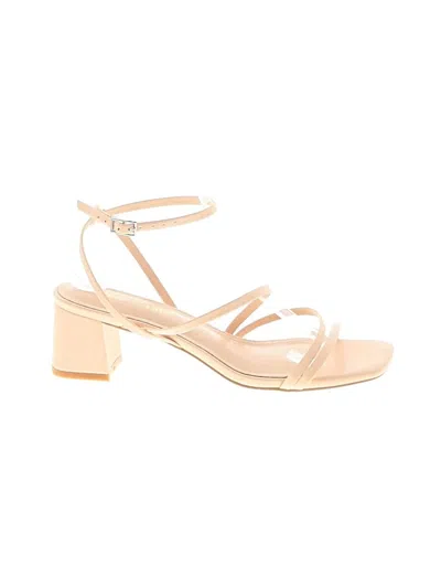 Pre-owned Assorted Brands Sandals In Ivory