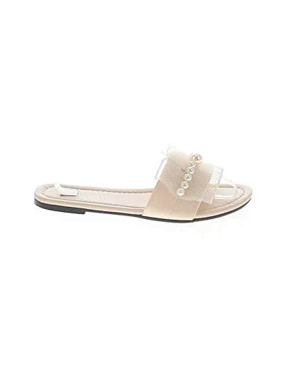 Pre-owned Assorted Brands Sandals In Ivory